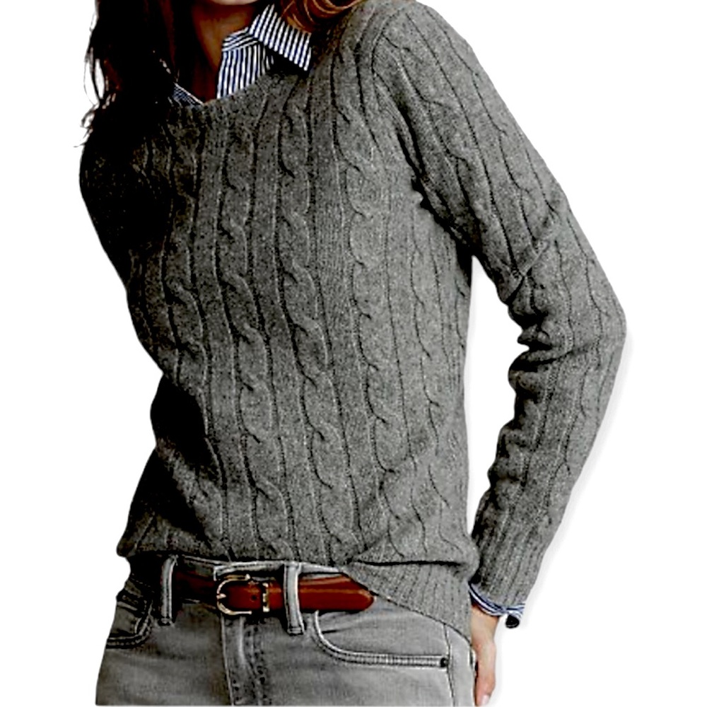 🌟 HOST PICK L PURE CASHMERE Cable Knit Sweater🌟